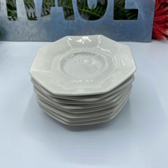 Independence Ironstone Castleton Japan White Tea Set - Picture 6 of 10